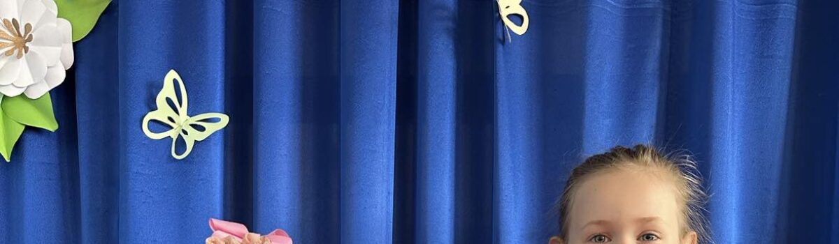 Podziękowanie za udział w międzyprzedszkolnym konkursie ,,Fajansowe kwiaty”