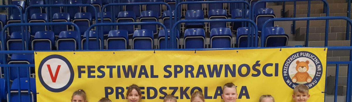 V Festiwal Sprawności Przedszkolaka 2023 r.
