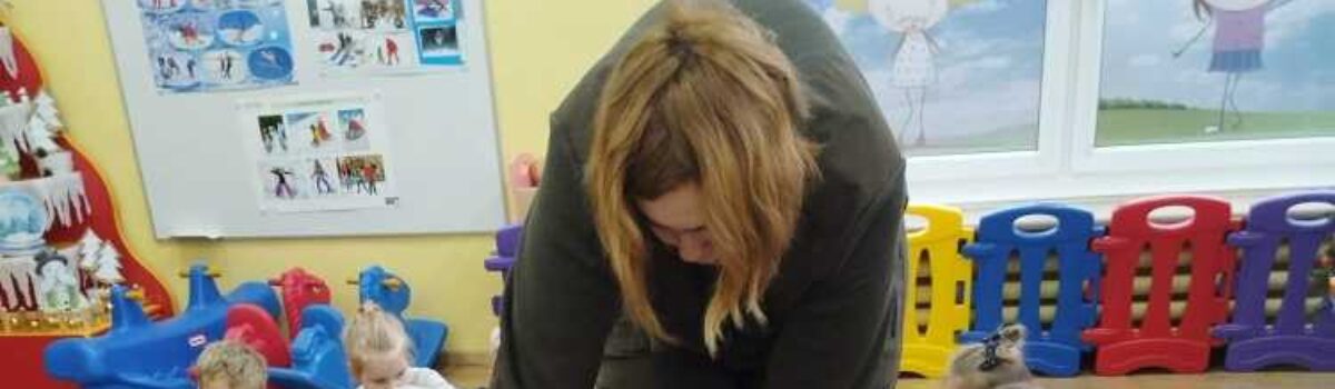 Zajęcia z pracownikiem Nadleśnictwa Włocławek gr. 3, 4 latki