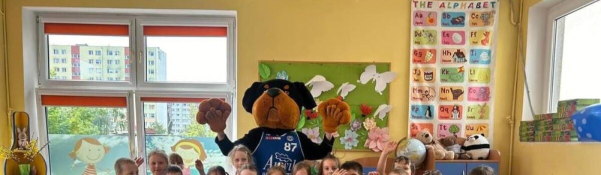 Wizyta maskotki Anwilu Włocławek