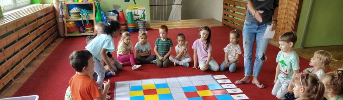 Zabawy matematyczne w grupie 5 latków