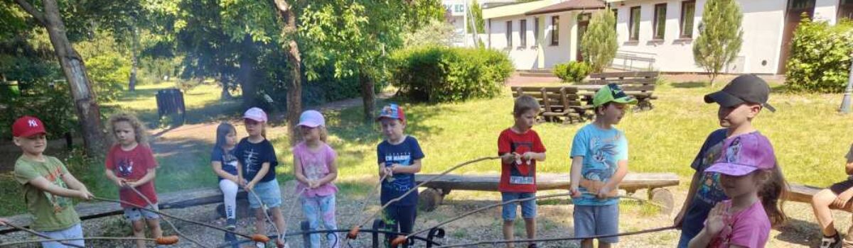 Wycieczka grupy 5 -latków do Nadleśnictwa Włocławek