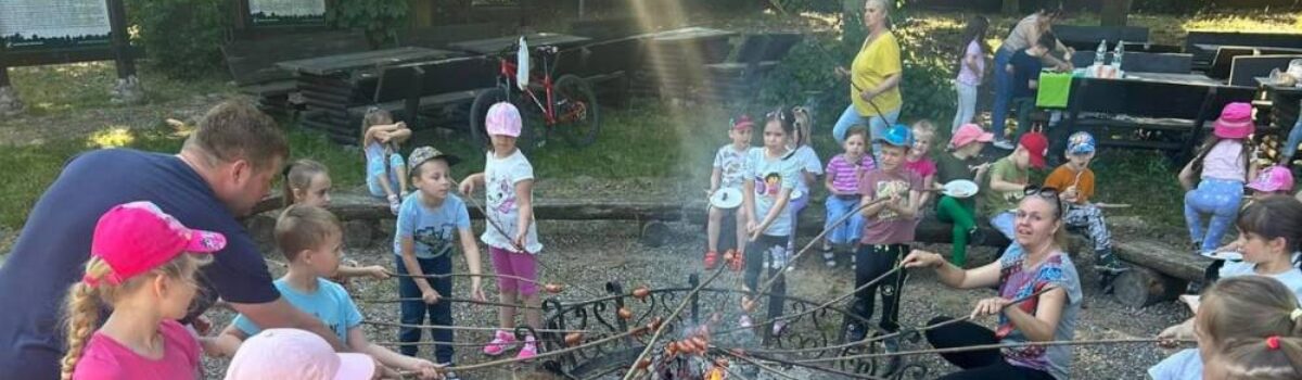 Wycieczka grupy 6 latków do Nadleśnictwa Włocławek