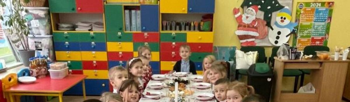 Wigilia w grupie 4 – latków