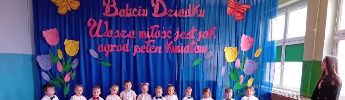 Dzień Babci i Dziadka w grupie 3 – latków