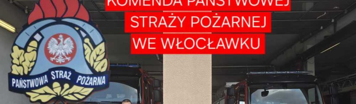 Wizyta w Straży Pożarnej we Włocławku grupy 5 – latków