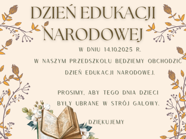 Dzień Edukacji Narodowej